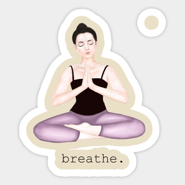 breathe Sticker by Breathe Serene 